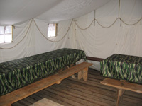 теплый армейский шатер